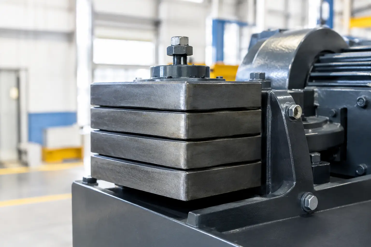 Contrapeso mineral para equipamentos industriais