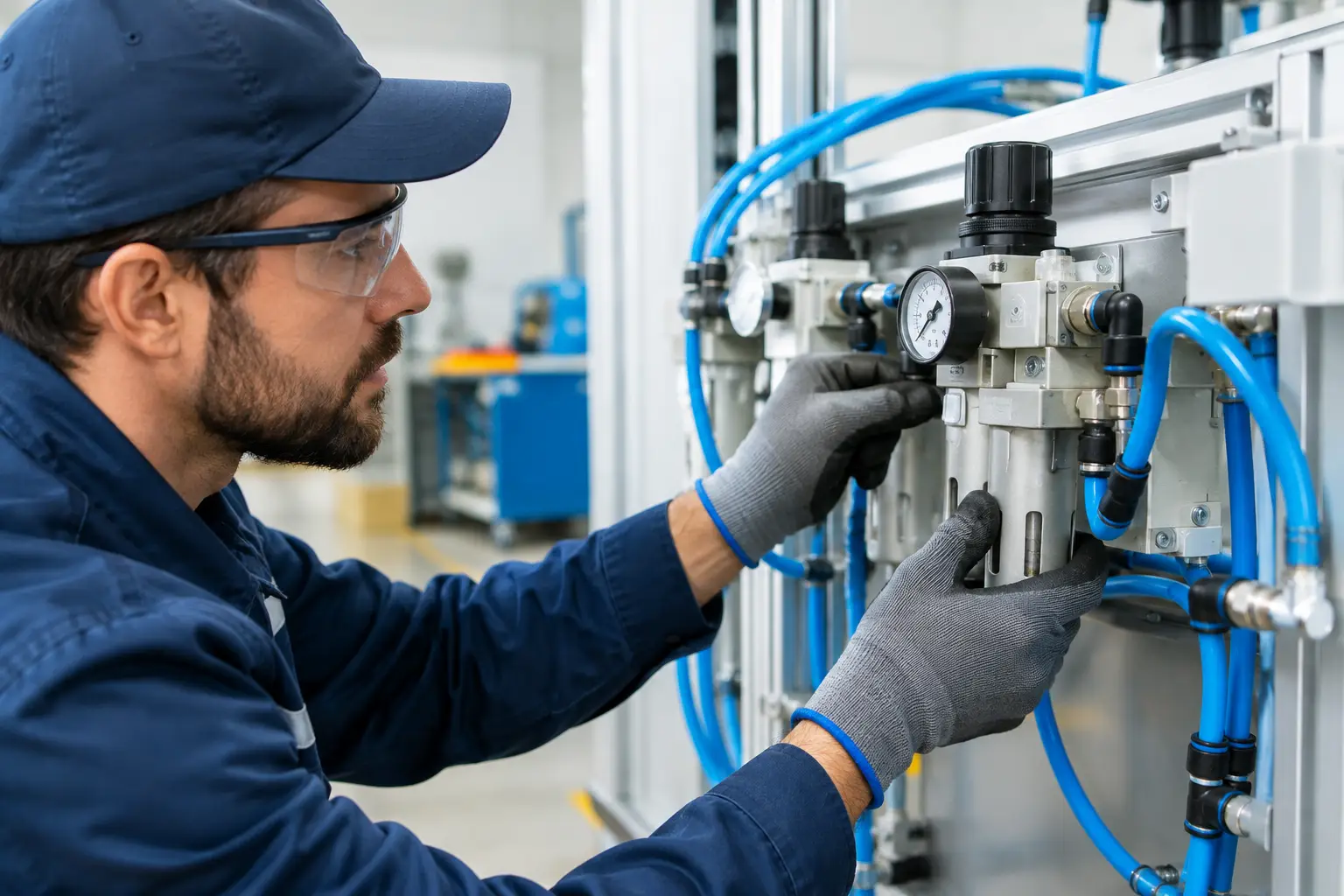 Manutenção de sistemas pneumáticos: cuidados no jateamento